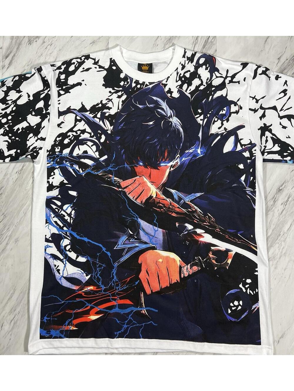 Mega Print Solo Leveling Anime AOP Graphic All Over Print T-Shirt 2XL #11P
